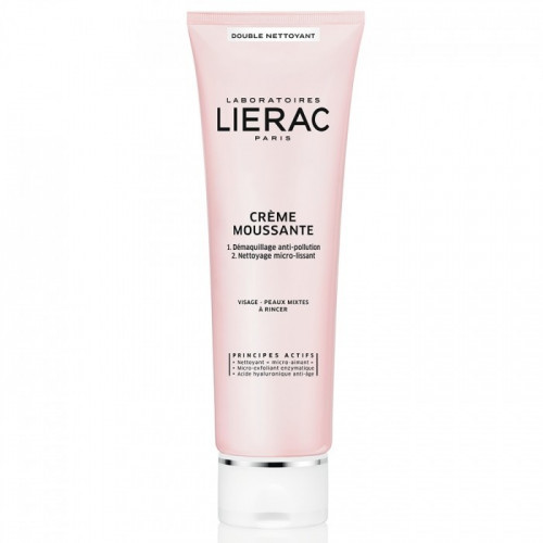 LIERAC CRÈME MOUSSANTE DOUBLE NETTOYANT 150 ML