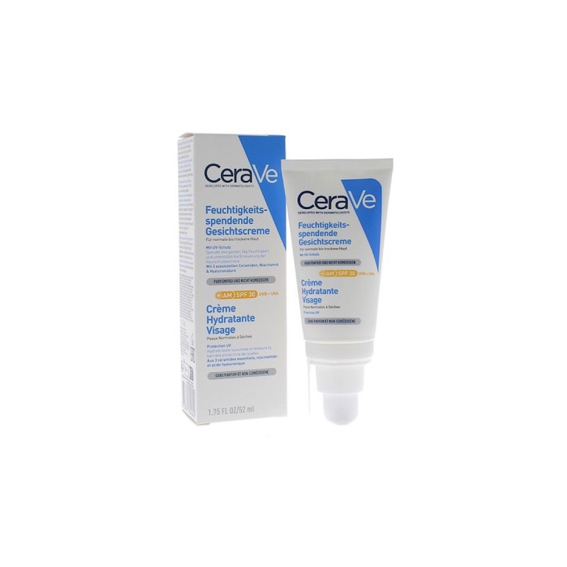 CERAVE CREME JOUR HYDRATANTE SPF30 PEAUX NORMALES A SECHES 52ML