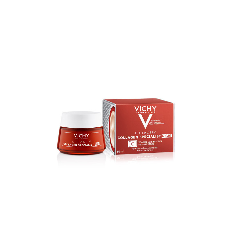 VICHY LIFTACTIV COLLAGEN SPECIALIST CREME DE NUIT ANTI RIDES + VITAMINE C 50ML