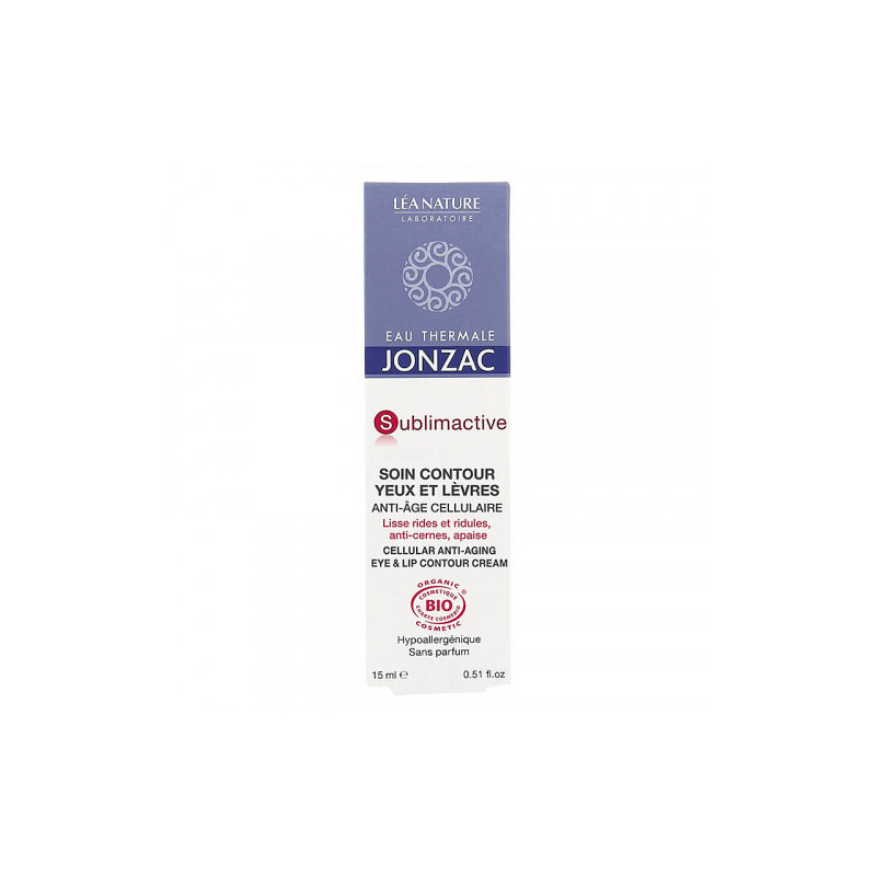 JONZAC SUBLIMACTIVE CONTOUR YEUX ET LEVRES ANTI-AGE 15ML