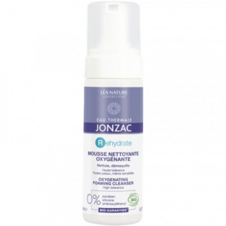 JONZAC REHYDRATE MOUSSE NETTOYANTE OXYGENANTE 150ML