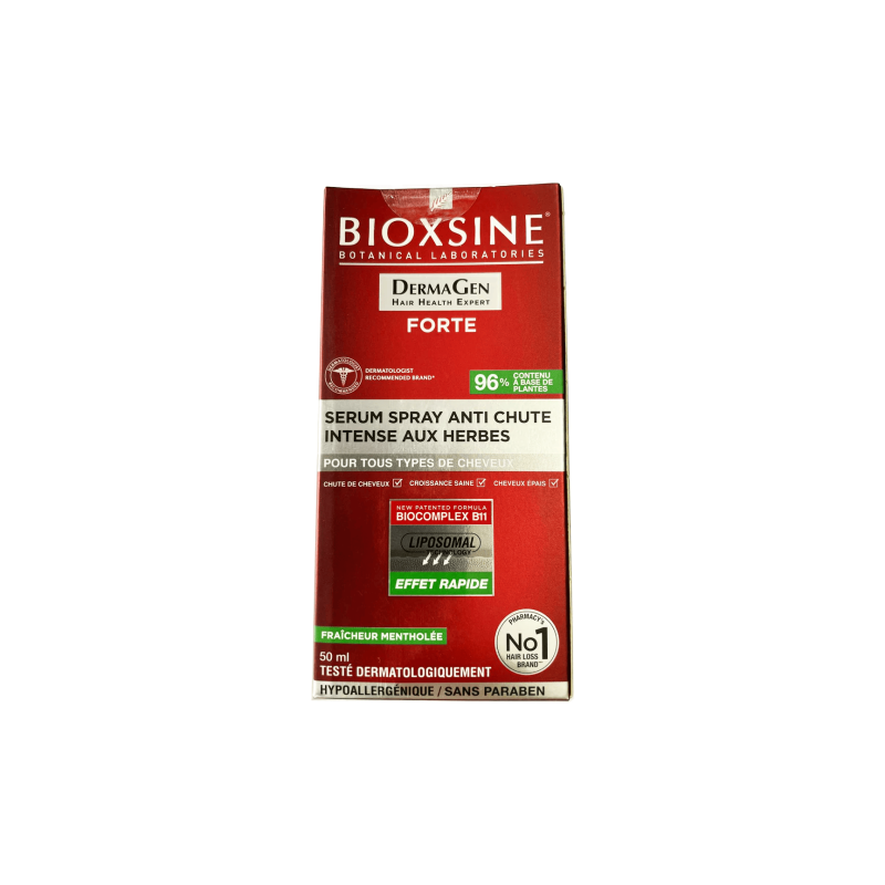 BIOXSINE FORTE SERUM SPRAY ANTI CHUTE INTENSE AUX HERBES 50ML