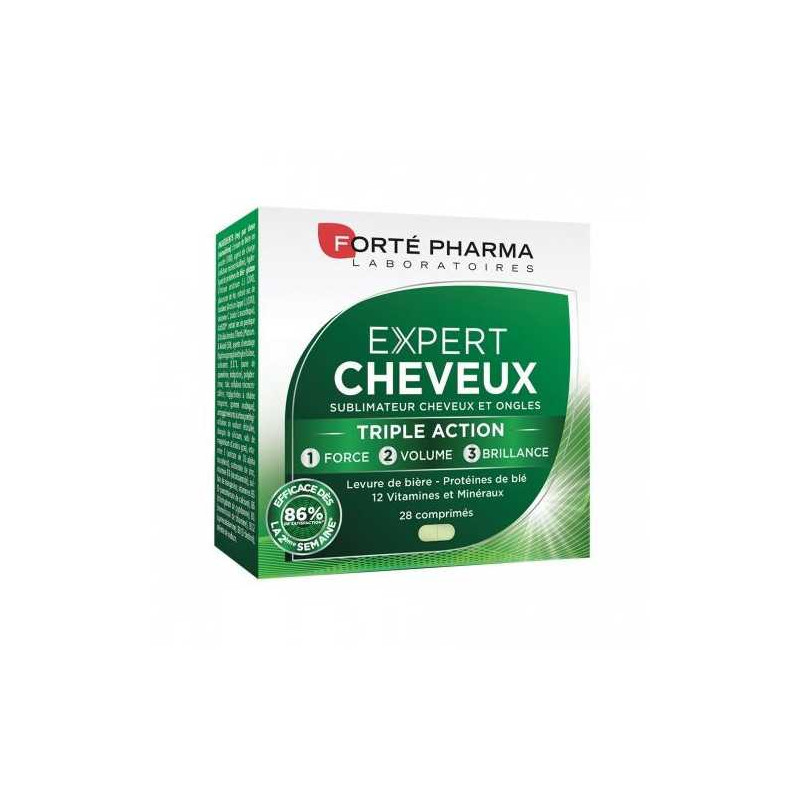 FORTE PHARMA EXPERT CHEVEUX, 28 COMPRIMES