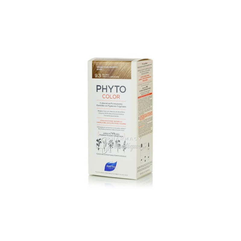 PHYTO PHYTOCOLOR 9.8 BLOND TRES CLAIRE BEIGE 1 KIT