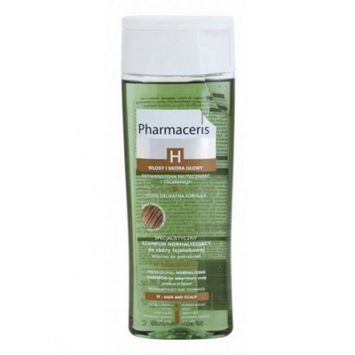 PHARMACERIS SHAMPOOING NORMALISANT CHEVEUX GRAS H-SEBOPURINE 250 ML