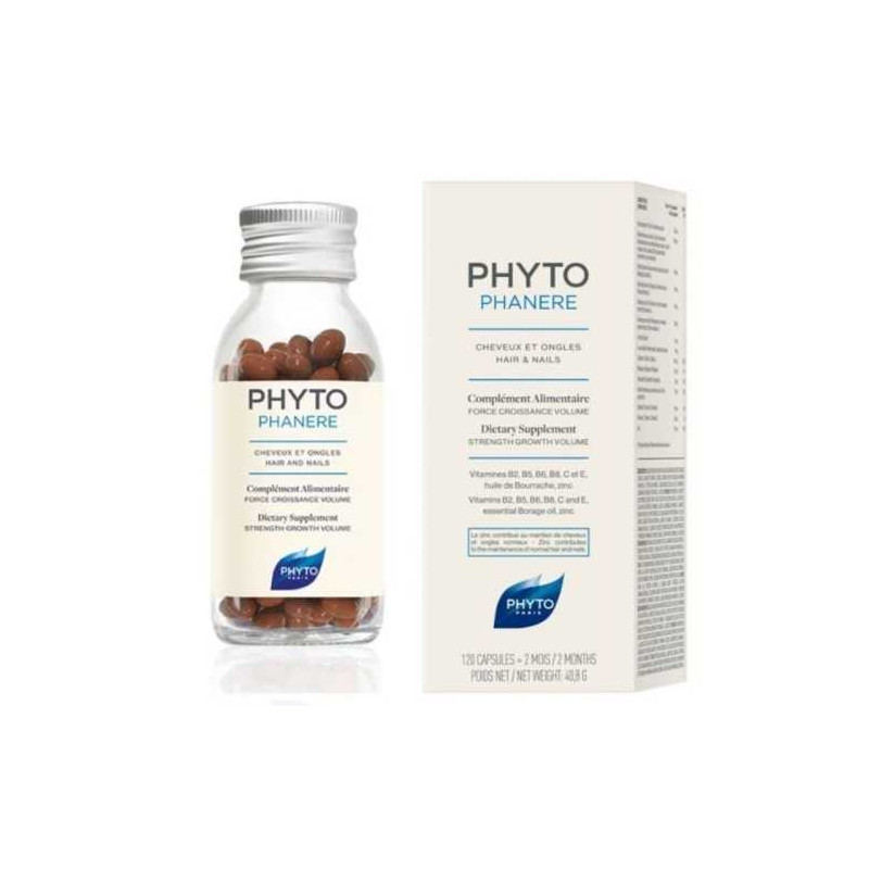 PHYTO PHYTOPHANERE CHEVEUX ET ONGLES 120 CAPSULES