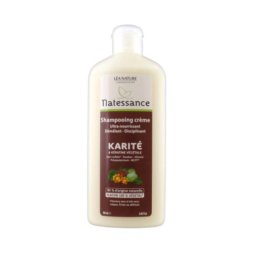 NATESSANCE SHAMPOING CREME KARITE 250ML