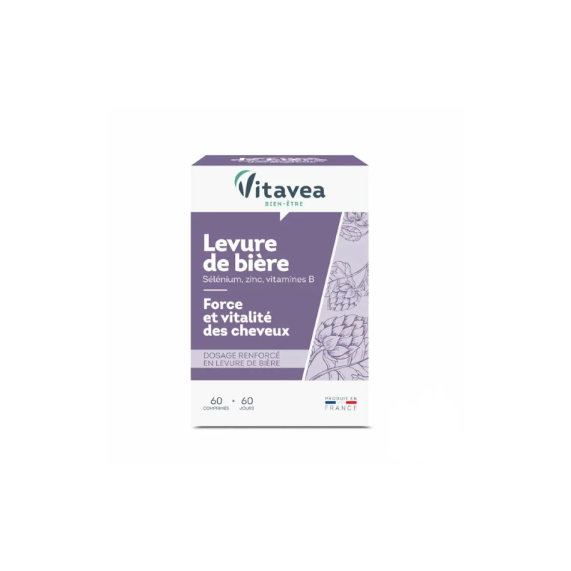 VITAVEA LEVURE DE BIERE+SELENIUM+ZINC,60 COMPRIMES