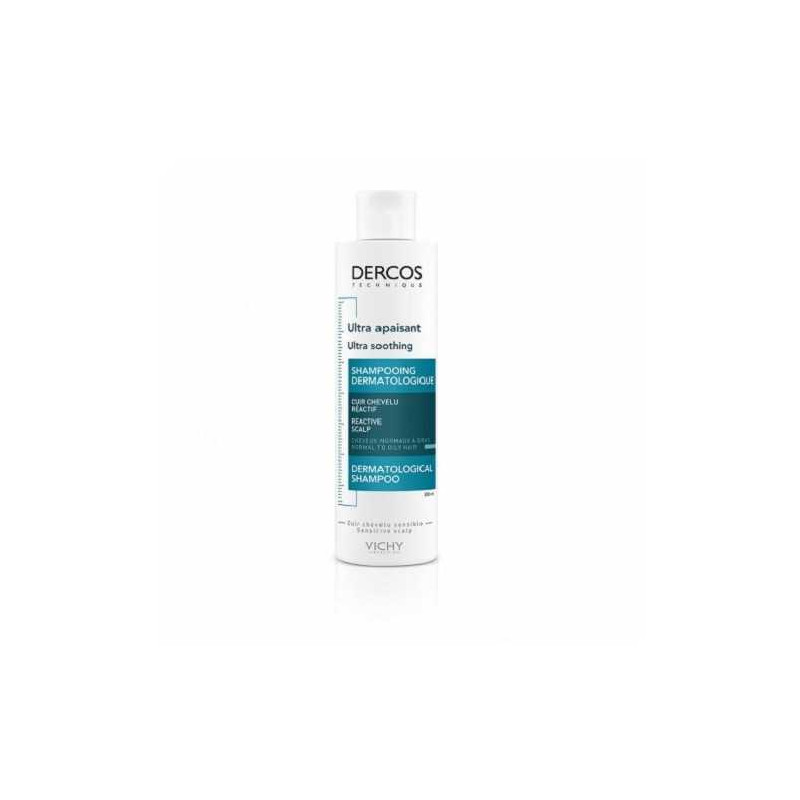 VICHY DERCOS SHAMPOOING ULTRA APAISANT CHEVEUX GRAS 200ML