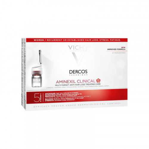 VICHY DERCOS AMINEXIL CLINICAL 5 FEMME 21 AMPOULES