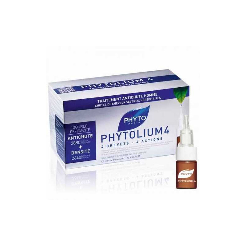 PHYTO PHYTOLIUM 4 TRAITEMENT ANTICHUTE HOMME 12 X 3.5ML