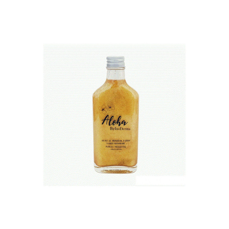 INODERMA ALOHA HUILE DE MONOI DE TAHITI PAILLETEE GOLD 100ML