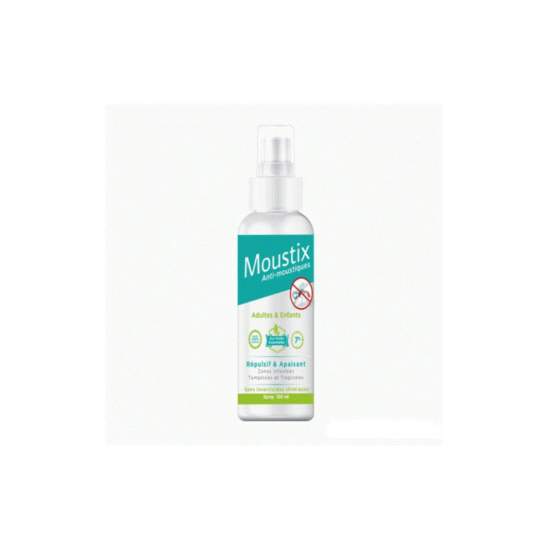 INODERMA MOUSTIX SPRAY ANTI-MOUSTIQUES REPULSIF ET APAISANT 100ML