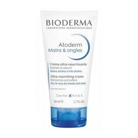 BIODERMA ATODERM CREME MAINS & ONGLES ULTRA NOURISSANTE, 50ML