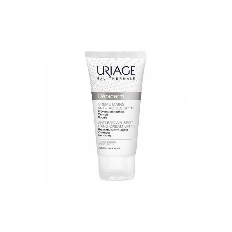 URIAGE DEPIDERM CREME MAINS ANTI-TACHES BRUNES SPF15 50ML