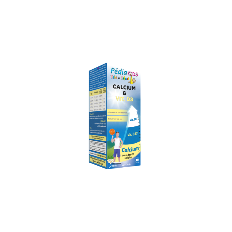 VITAL PEDIAKIDS CALCIUM & VIT D3 150 ML