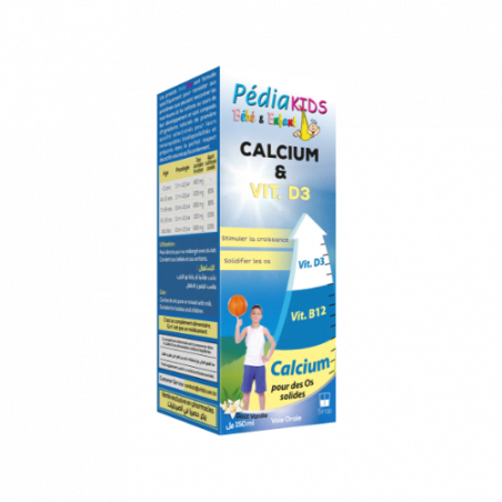 VITAL PEDIAKIDS CALCIUM & VIT D3 150 ML