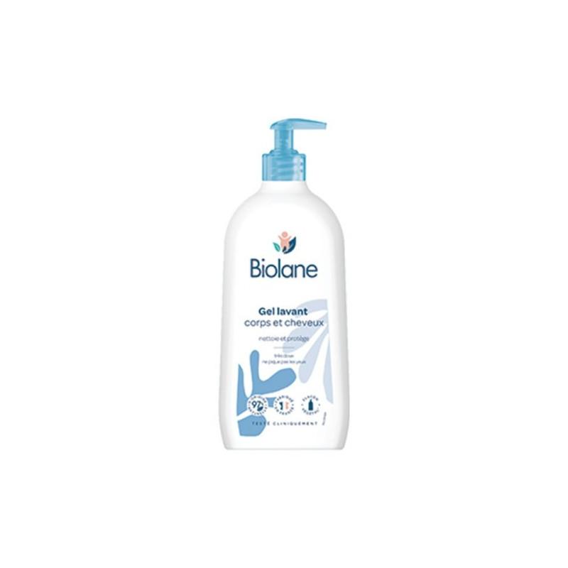 BIOLANE GEL CORPS ET CHEVEUX 2 EN 1 750ML