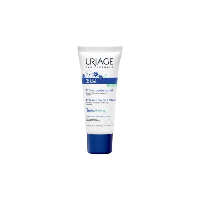 URIAGE BEBE 1ER SOIN CROUTES DE LAIT VISAGE ET CUIR CHEVELU 40ML