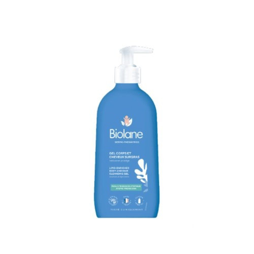 BIOLANE GEL CORPS ET CHEVEUX SURGRAS 350ML