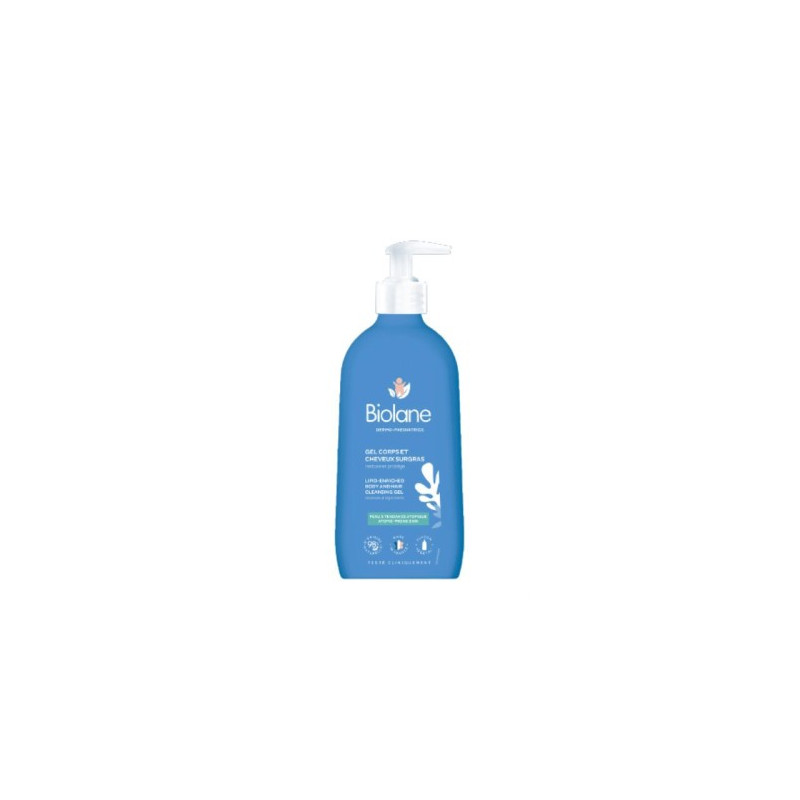 BIOLANE GEL CORPS ET CHEVEUX SURGRAS 350ML