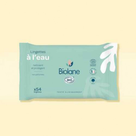 BIOLANE LINGETTES AU LAIT DE TOILETTE SENSITIVE 48 PIECES