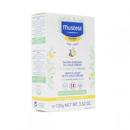 MUSTELA SAVON AU COLD-CREAM NUTRI-PROTECTEUR 100G