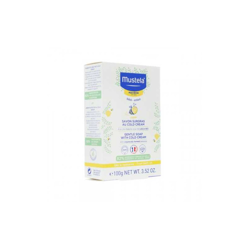 MUSTELA SAVON AU COLD-CREAM NUTRI-PROTECTEUR 100G