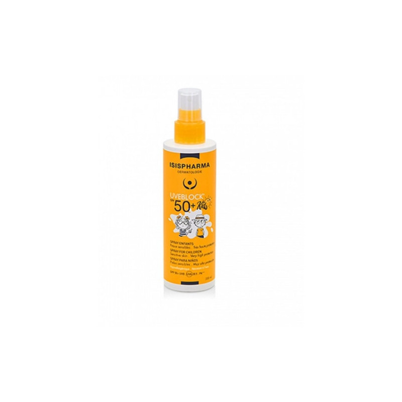 ISISPHARMA UVEBLOCK SPRAY SOLAIRE ENFANTS TRES HAUTE PROTECTION SPF50+ 200ML