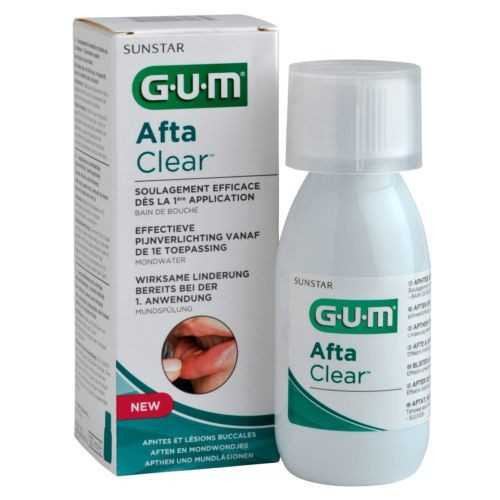 GUM AFTA CLEAR BAIN DE BOUCHE 120 ML