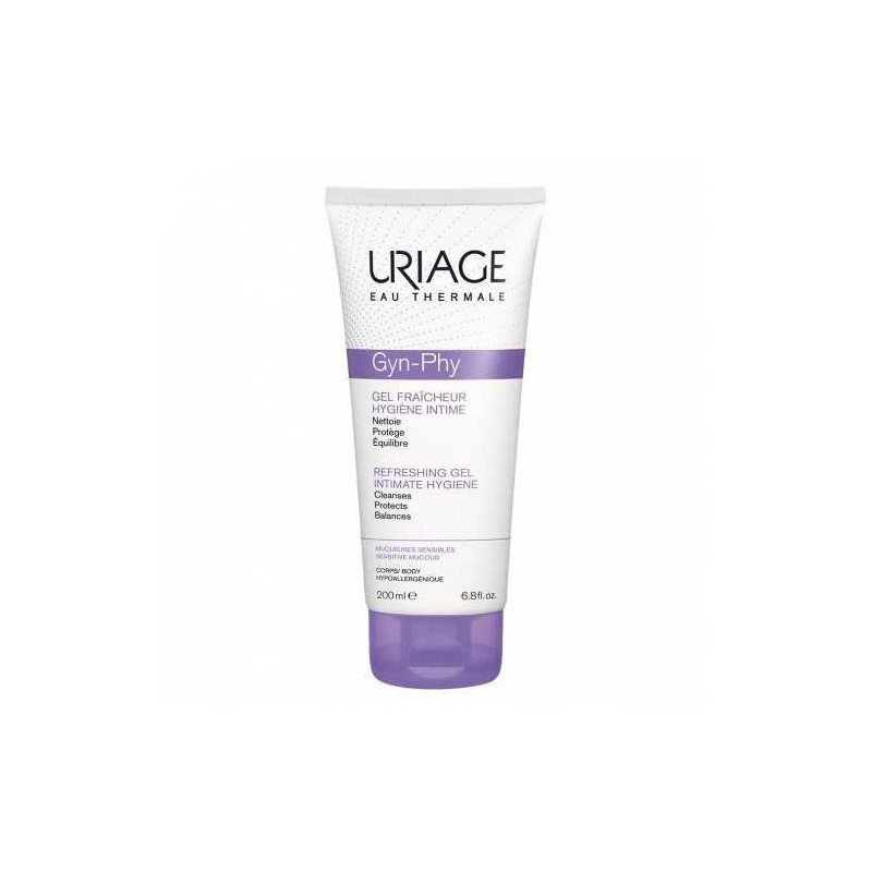 URIAGE GYN-PHY GEL FRAICHEUR HYGIENE INTIME MUQUEUSES SENSIBLES 200ML