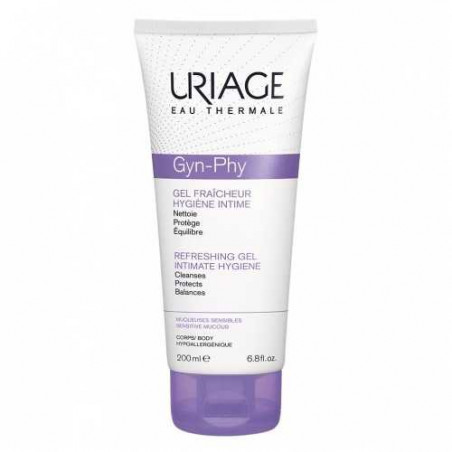 URIAGE GYN-PHY GEL FRAICHEUR HYGIENE INTIME MUQUEUSES SENSIBLES 200ML