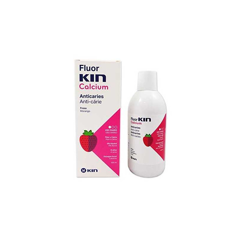 KIN FLUOR CALCIUM BAIN DE BOUCHE 500ML