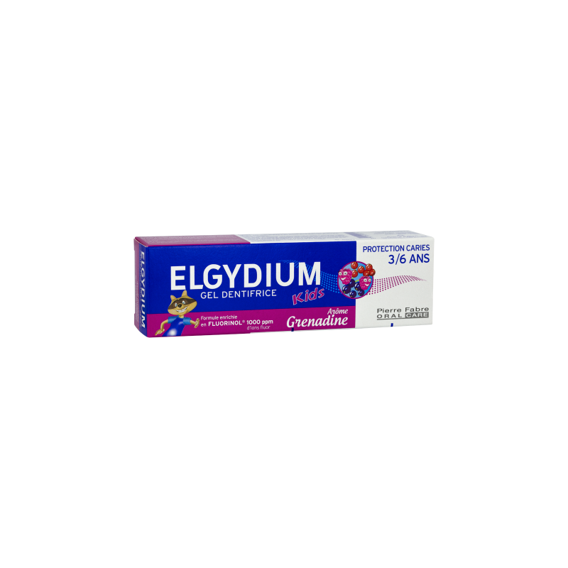 ELGYDIUM DENTIFRICE KIDS GRENADINE 50ML