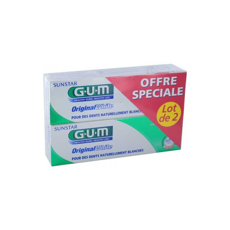 GUM DENTIFRICE ORIGINAL WHITE DUO