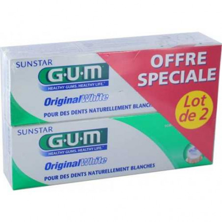 GUM DENTIFRICE ORIGINAL WHITE DUO