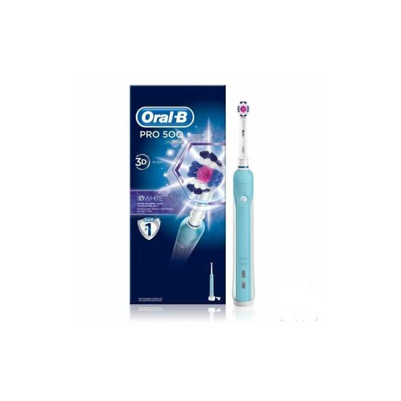 ORAL-B BROSSE A DENT ELECTRIQUE PRO 500 3D WHITE D16.513.U