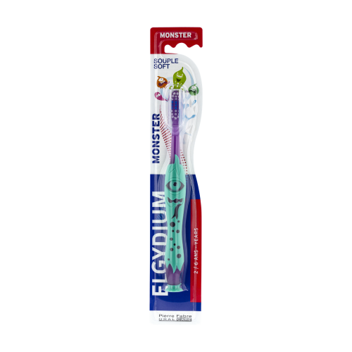 ELGYDIUM MONSTER KIDS BROSSE A DENTS SOUPLE 2/6 ANS