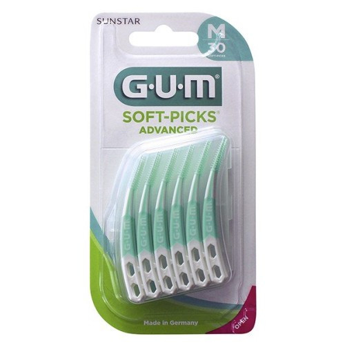 GUM SOFT PICKS ADVANCED MEDIUM 650 BOITE DE 30