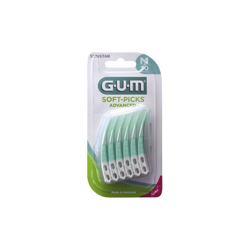 GUM SOFT PICKS ADVANCED MEDIUM 650 BOITE DE 30