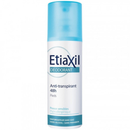 ETIAXIL DEODORANT PIEDS ANTI-TRANSPIRANT 48H 100ML