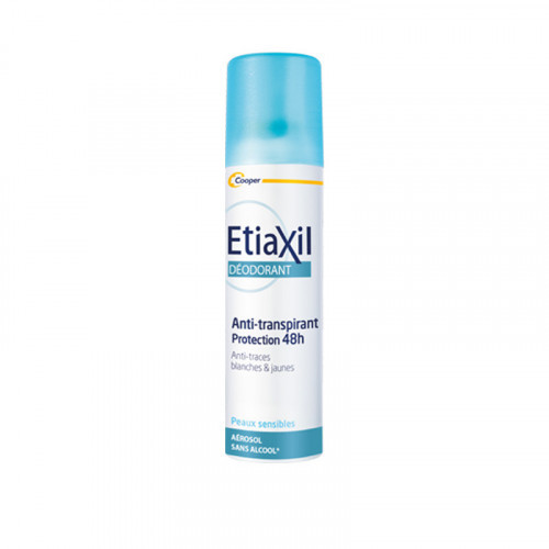 ETIAXIL AEROSOL DEODORANT ANTI TRANSPIRANT 48H ANTI TRACES 150ML