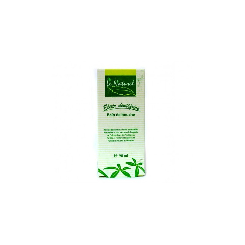 LE NATUREL ELIXIR DENTIFRICE BAIN DE BOUCHE 90ML