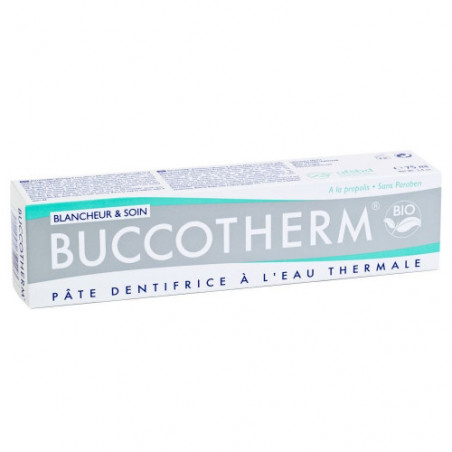 BUCCOTHERM DENTIFRICE BLANCHEUR ET SOIN 75ML