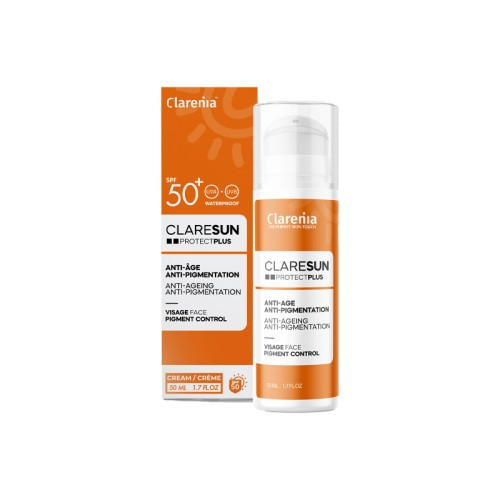 CLARENIA CLARESUN ECRAN ANTI AGE ANTI PIGMENTATION SPF50+ 50ML