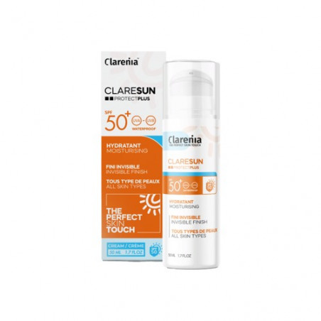 CLARENIA CLARESUN ECRAN HYDRATANT INVISIBLE SPF50+ 50M