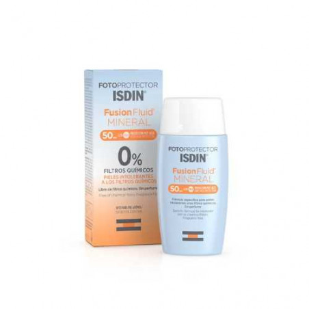 ISDIN ECRAN SOLAIRE FUSION FLUIDE MINERAL SPF 50+ 50ML