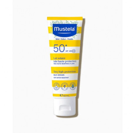 MUSTELA LAIT SOLAIRE TRES HAUTE PROTECTION SPF50+ 40ML