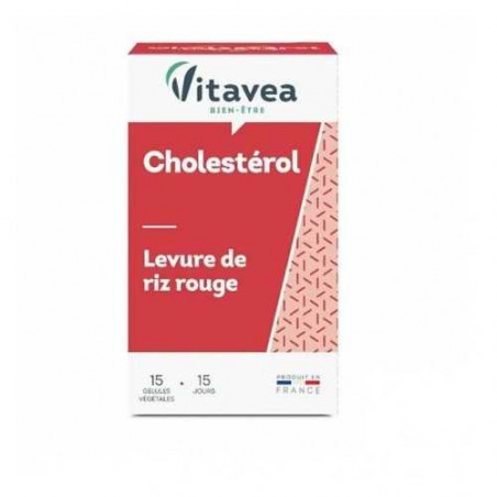 VITAVEA CHOLEST CONTROL LEVURE DE RIZ ROUGE 15 GELULES