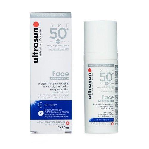 ULTRASUN FACE ANTI-AGEING & ANTI PIGMENTATION SPF 50+ 50ML